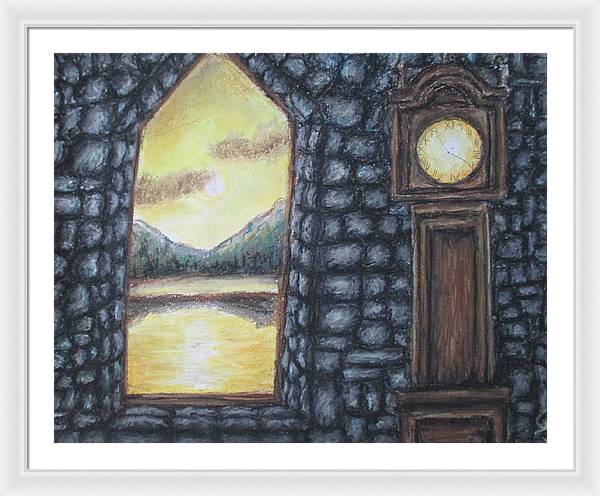 Setting Time Chime - Framed Print