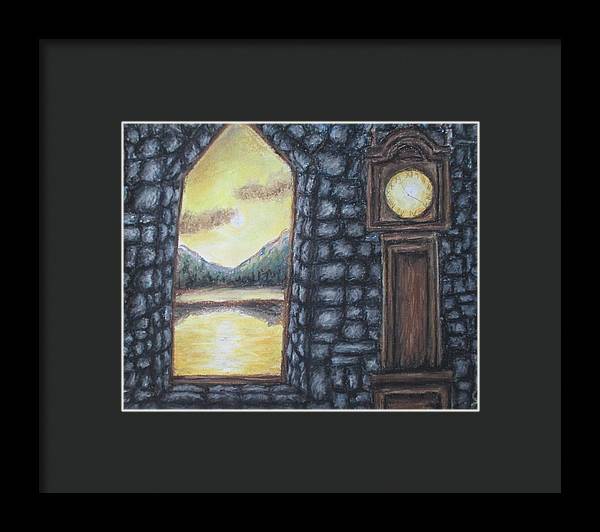 Setting Time Chime - Framed Print