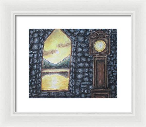 Setting Time Chime - Framed Print