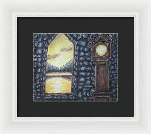 Setting Time Chime - Framed Print