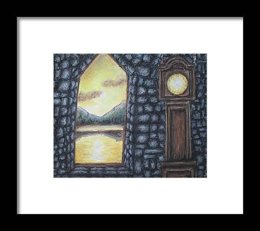 Setting Time Chime - Framed Print