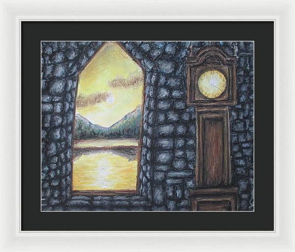 Setting Time Chime - Framed Print