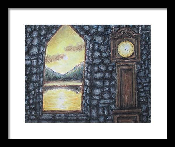 Setting Time Chime - Framed Print