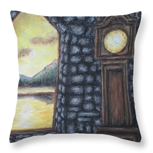 Setting Time Chime - Throw Pillow