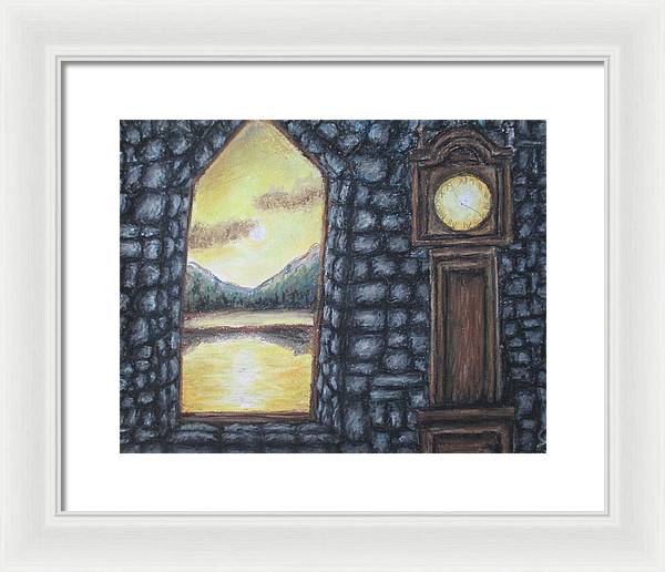 Setting Time Chime - Framed Print