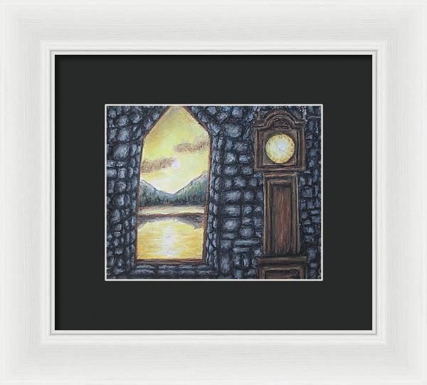 Setting Time Chime - Framed Print