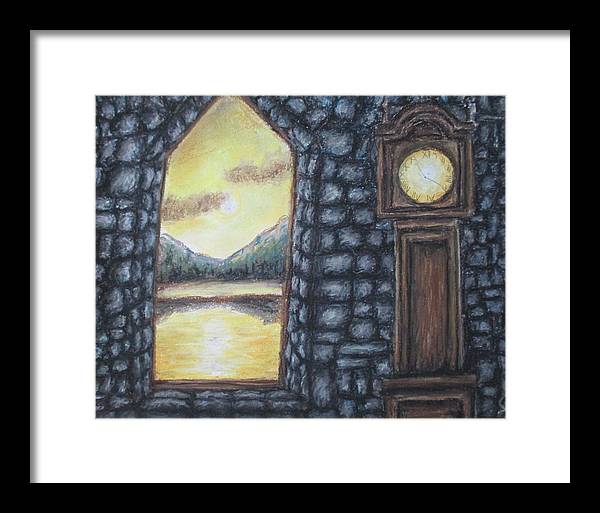 Setting Time Chime - Framed Print