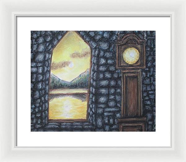 Setting Time Chime - Framed Print