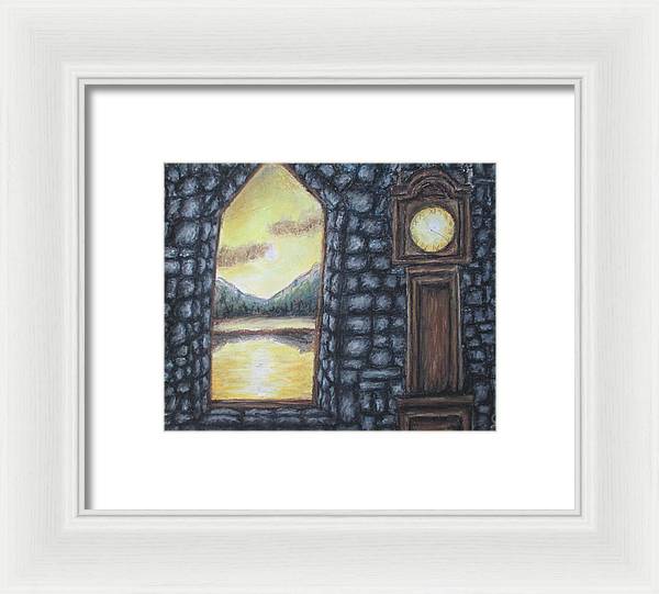 Setting Time Chime - Framed Print