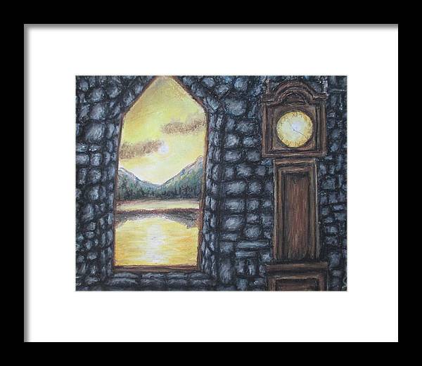 Setting Time Chime - Framed Print