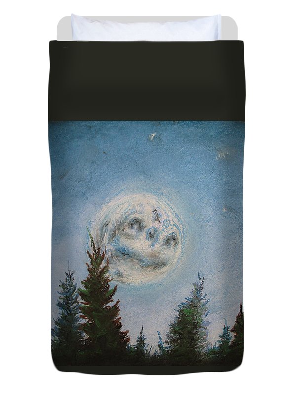 Shiny Moon Sun - Duvet Cover