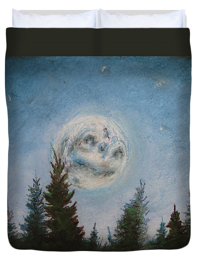 Shiny Moon Sun - Duvet Cover