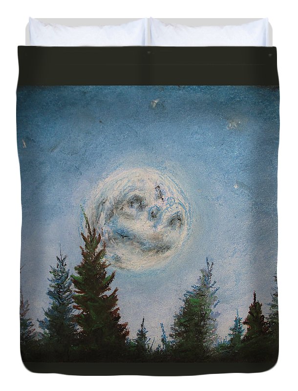 Shiny Moon Sun - Duvet Cover