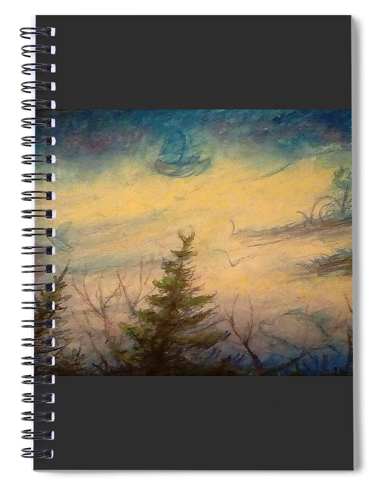 Sky Lit - Spiral Notebook