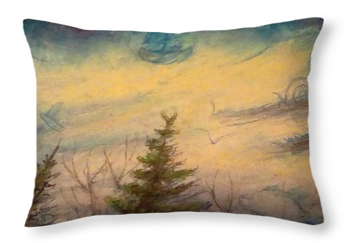 Sky Lit - Throw Pillow