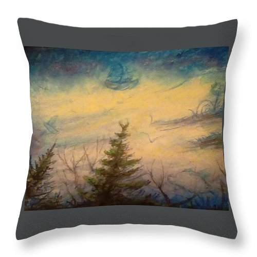 Sky Lit - Throw Pillow