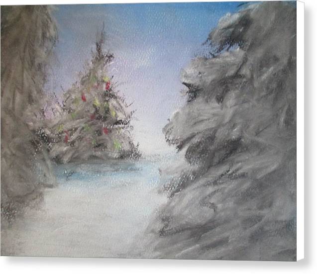 Snowy Eve - Canvas Print