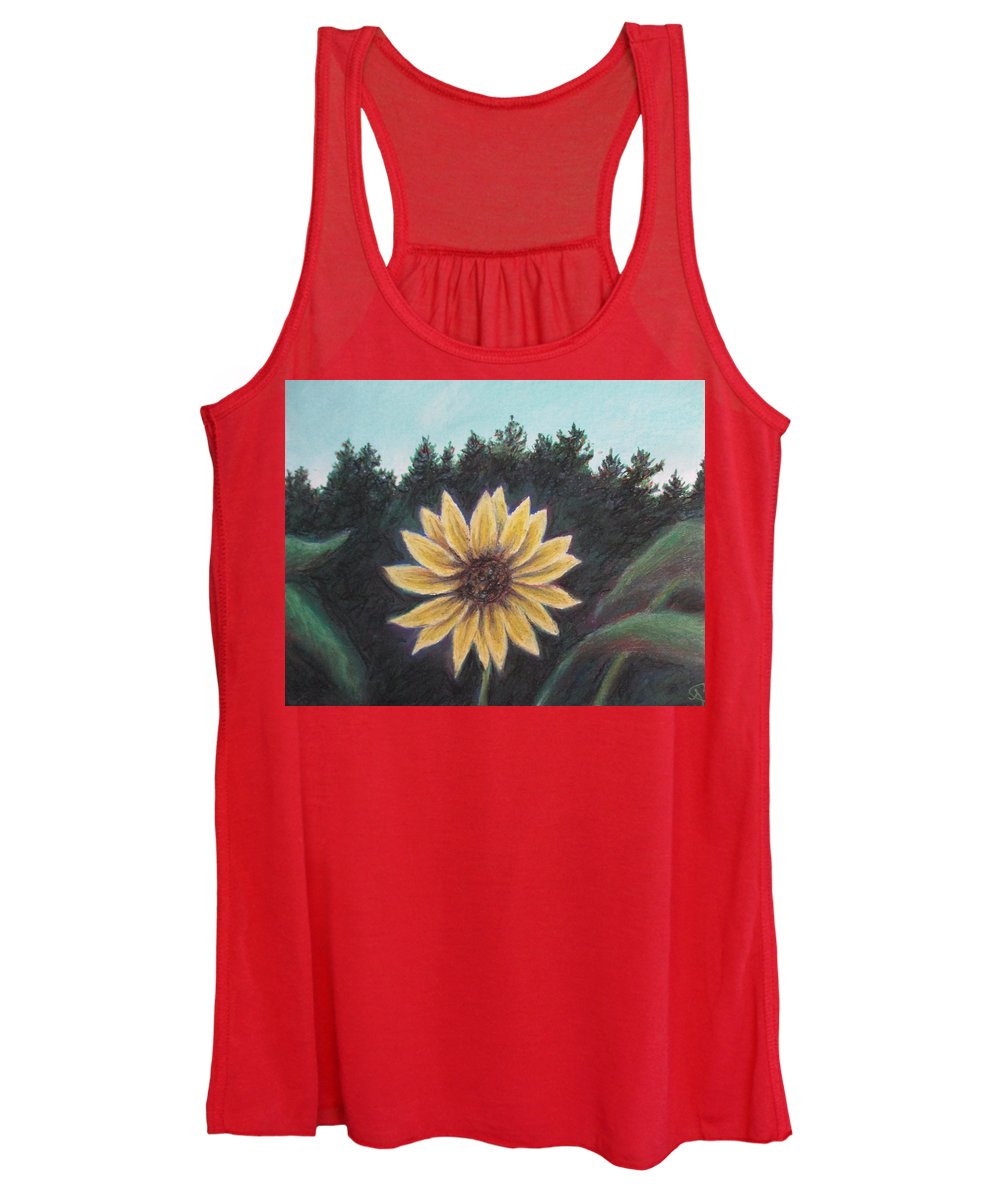 Spinning Flower Sun - Women's Tank Top