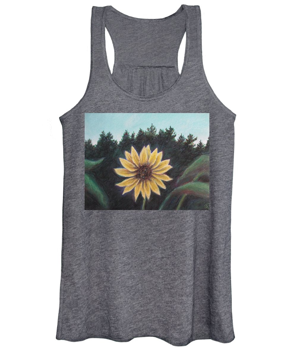 Spinning Flower Sun - Women's Tank Top