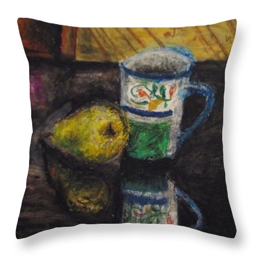 Still Life Pared Cup - Throw Pillow