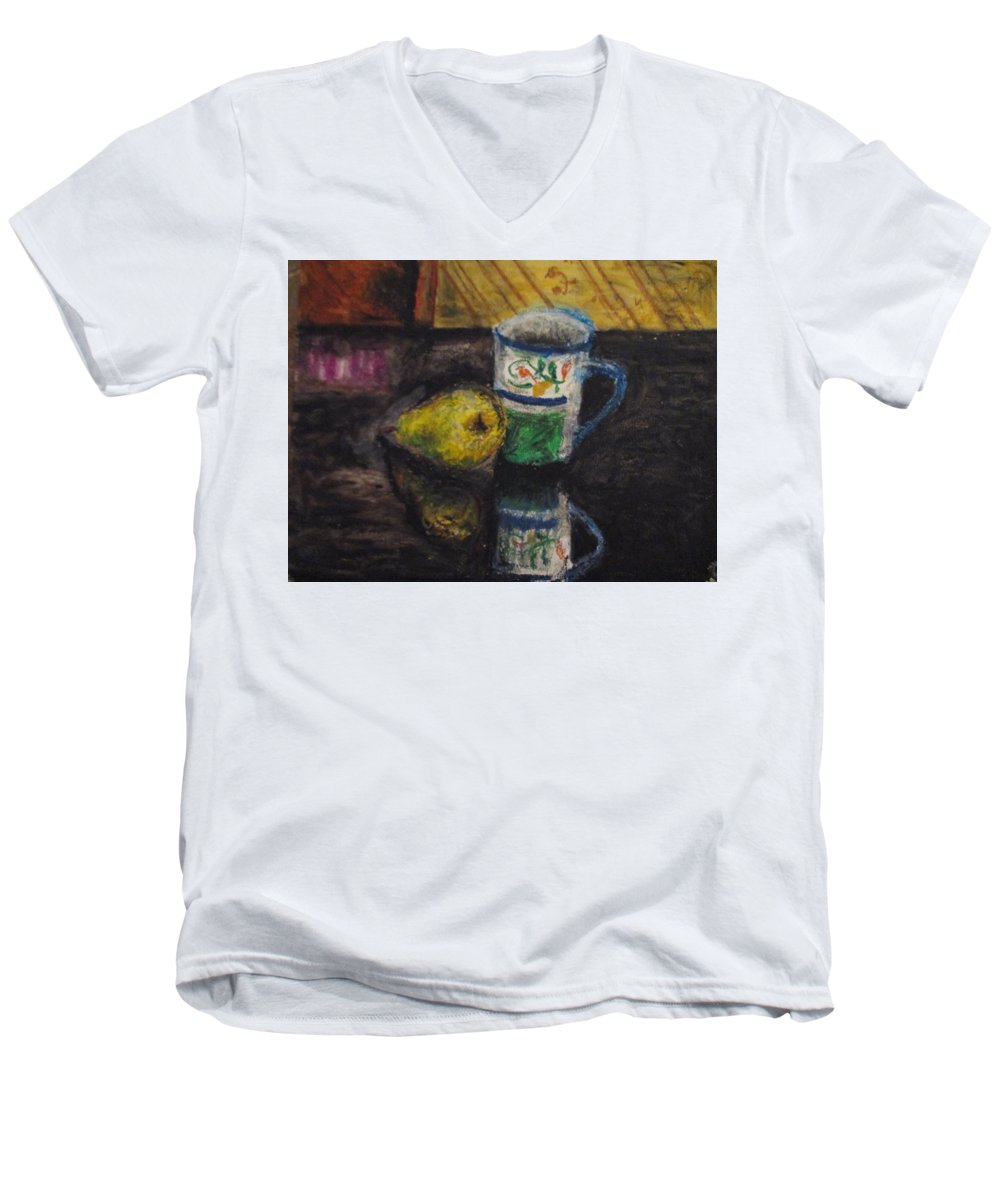 Still Life Pared Cup - Men's V-Neck T-Shirt