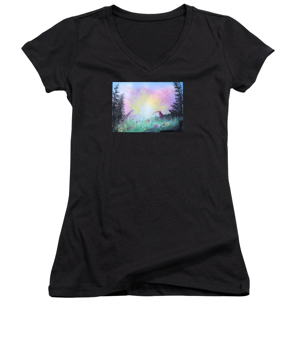 Sun Burst - Women's V-Neck