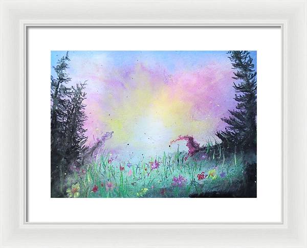 Sun Burst - Framed Print