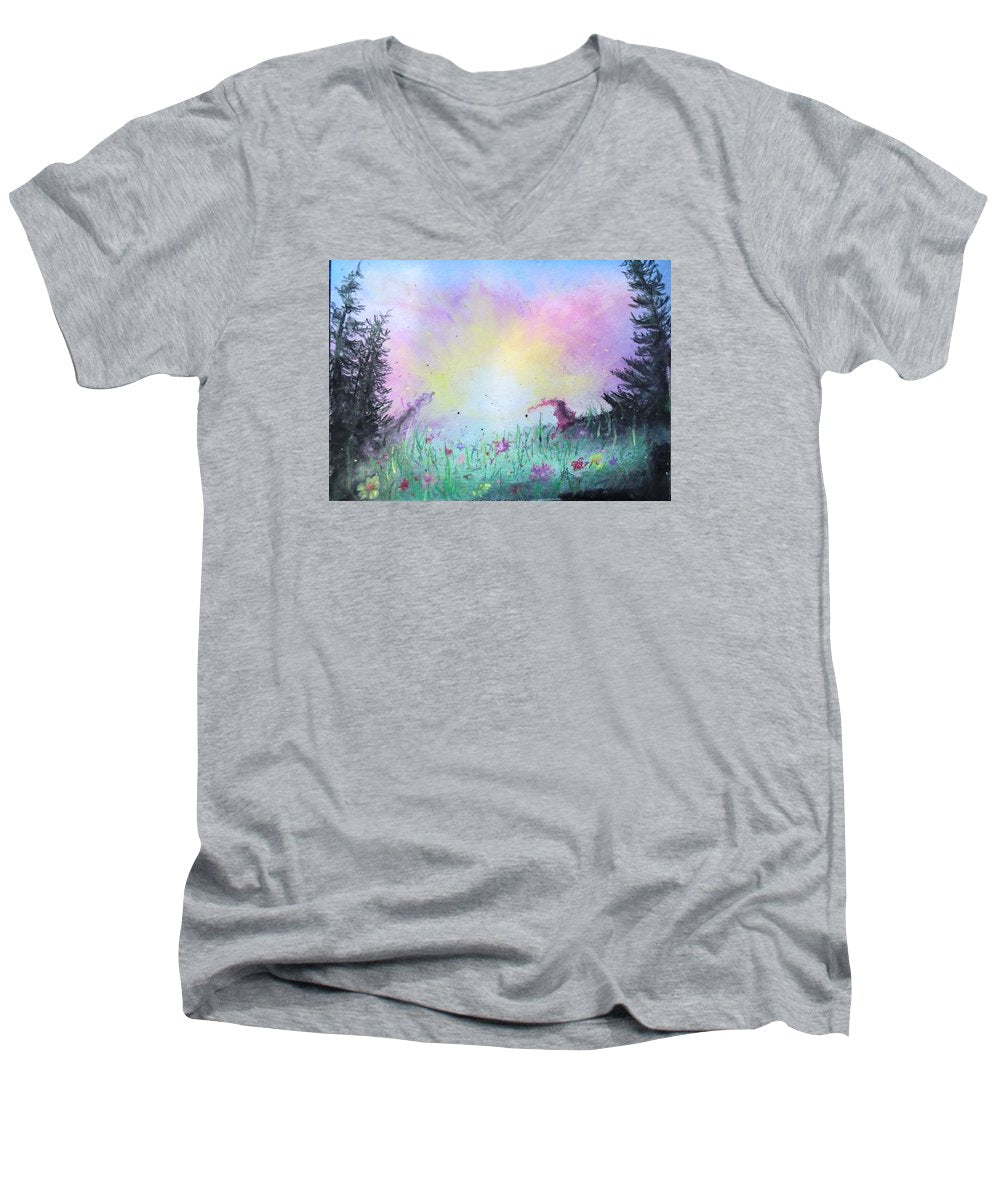 Sun Burst - Men's V-Neck T-Shirt