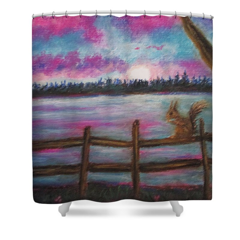 Sun Nut - Shower Curtain