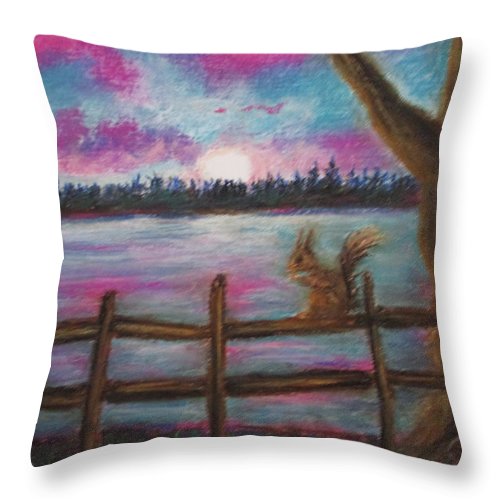 Sun Nut - Throw Pillow