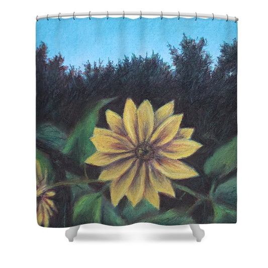 Sunflower Commitment - Shower Curtain