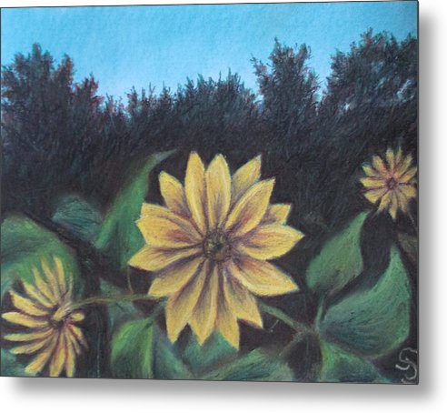 Sunflower Commitment - Metal Print