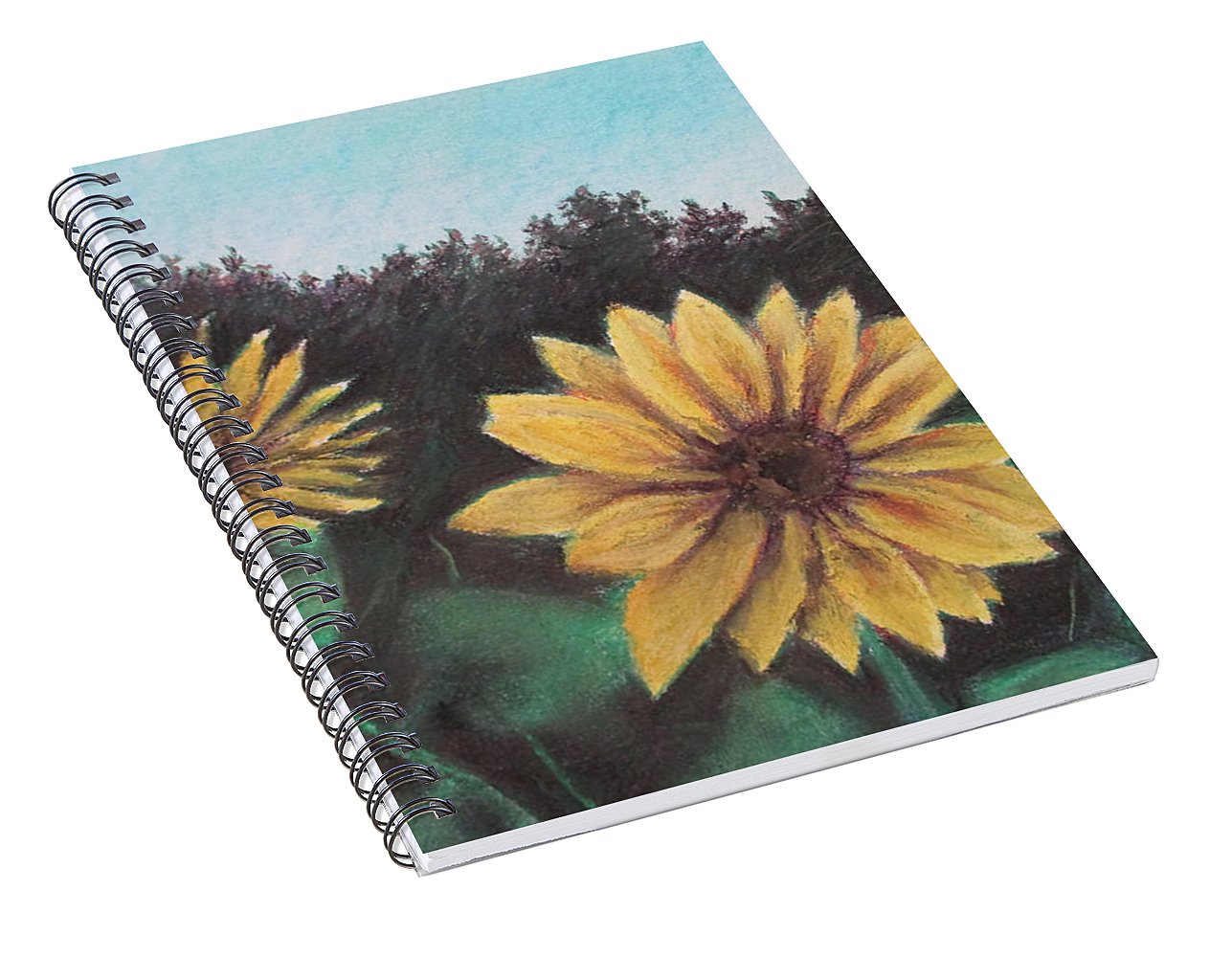 Sunflower Days - Spiral Notebook