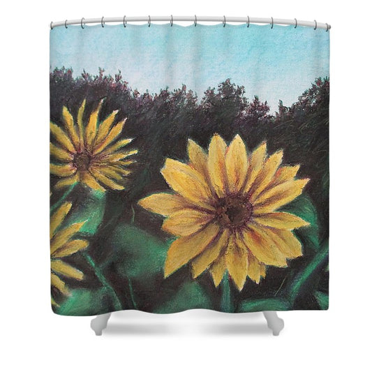 Sunflower Days - Shower Curtain