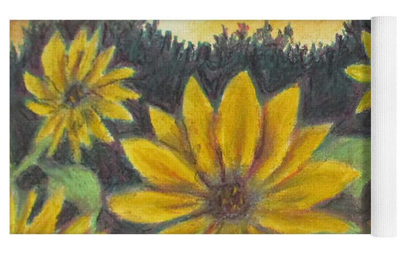 Sunflower Hue - Yoga Mat