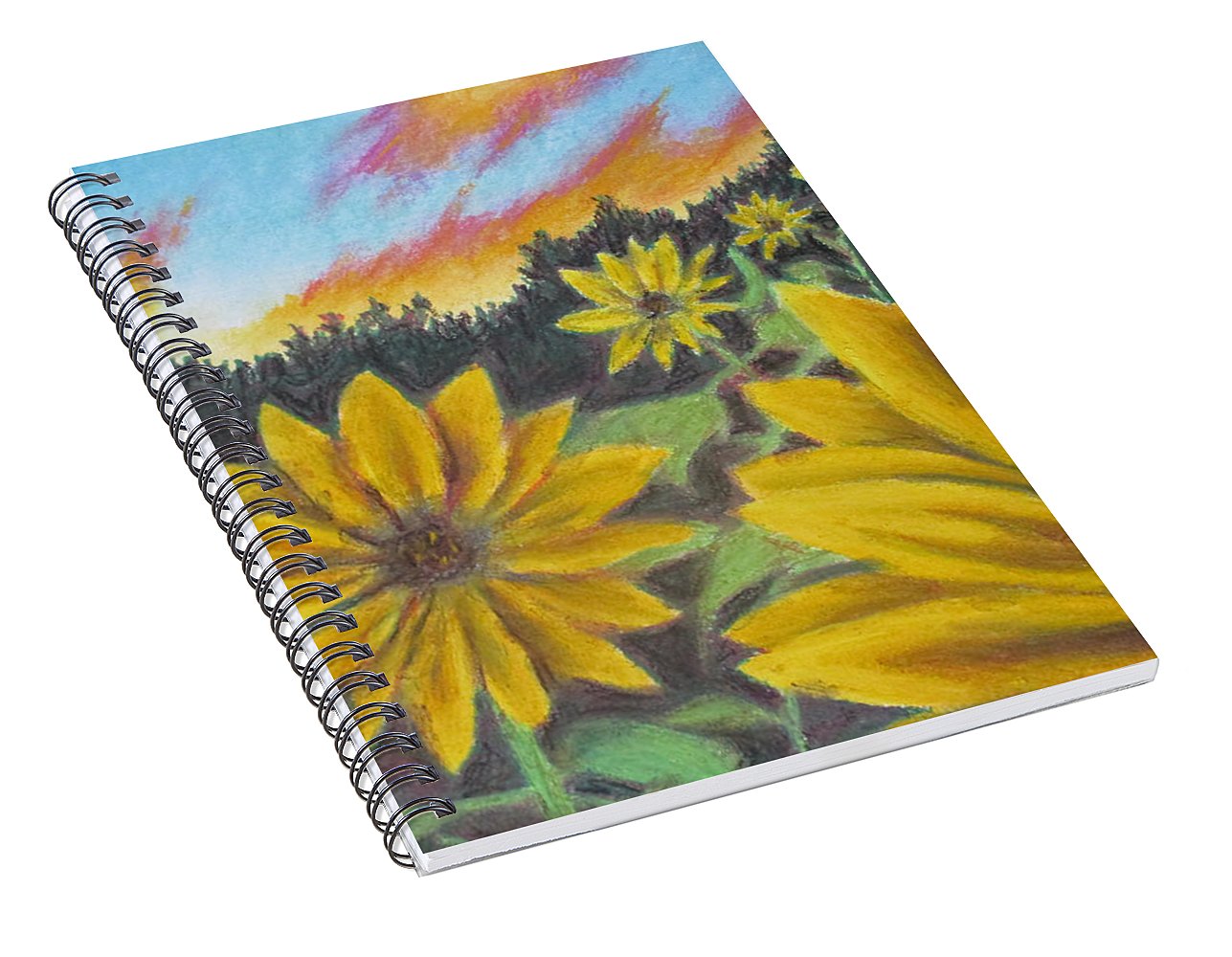 Sunflower Hue - Spiral Notebook