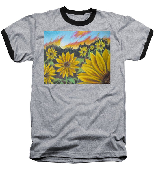 Sunflower Hue - Baseball T-Shirt