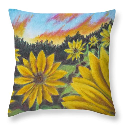 Sunflower Hue - Throw Pillow