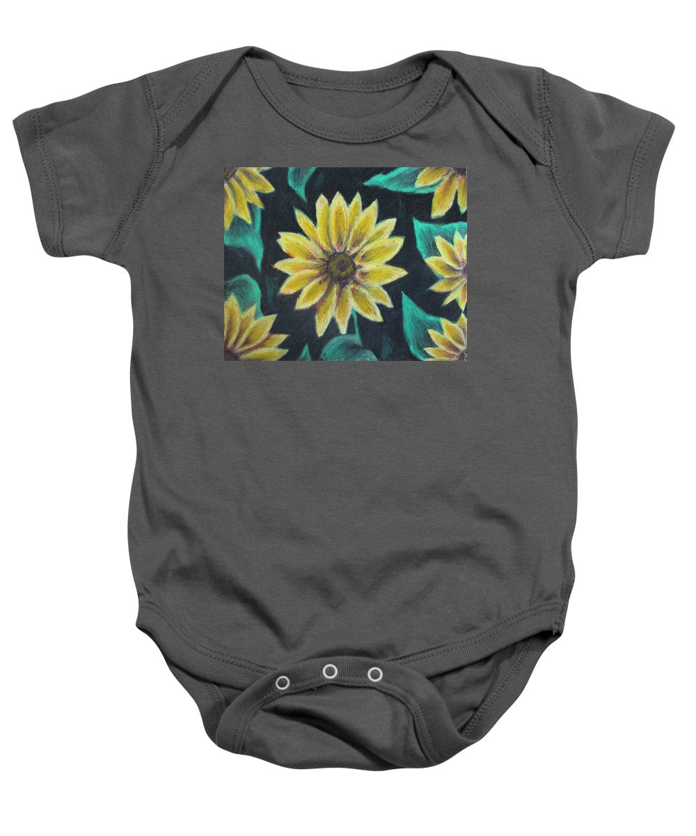 Sunflower Meeting - Baby Onesie