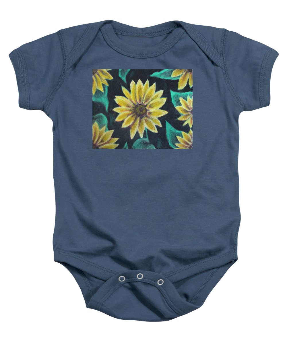 Sunflower Meeting - Baby Onesie