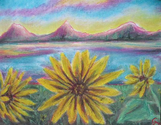 Sunflower Set - Art Print