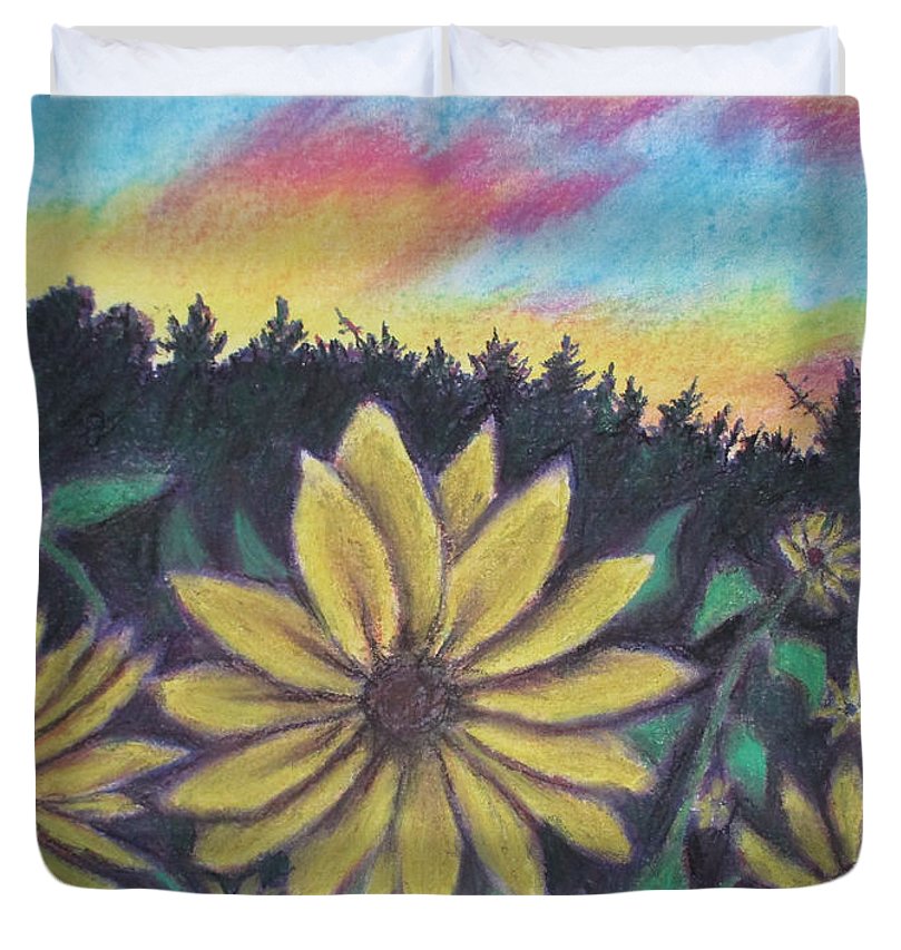 Sunflower Sunset - Duvet Cover