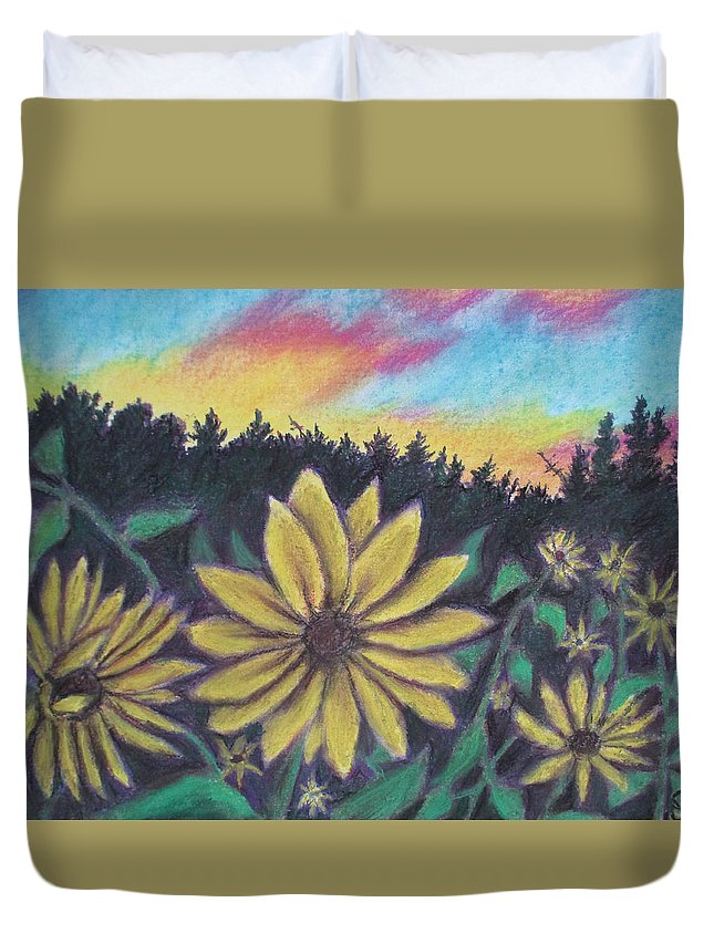 Sunflower Sunset - Duvet Cover