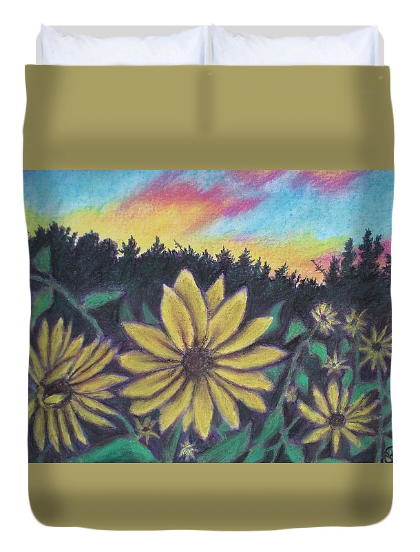 Sunflower Sunset - Duvet Cover