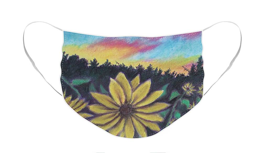 Sunflower Sunset - Face Mask