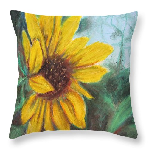 Sunflower View - Throw Pillow