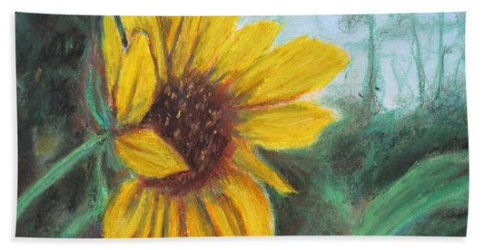 Sunflower View - Beach Towel