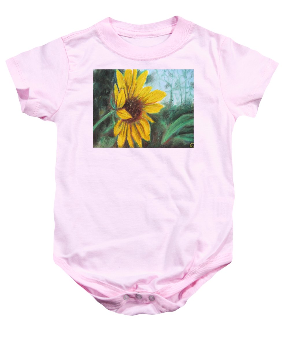 Sunflower View - Baby Onesie