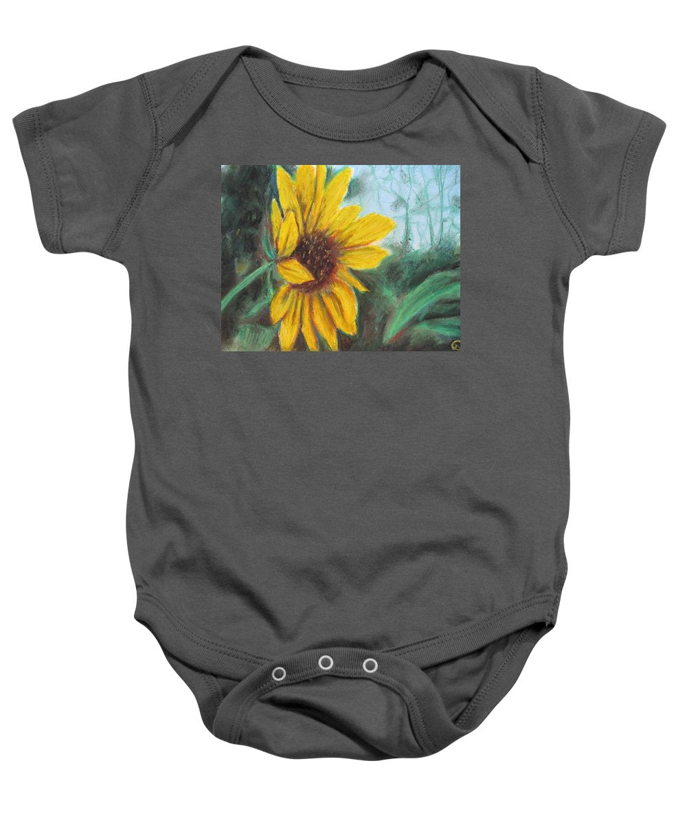 Sunflower View - Baby Onesie