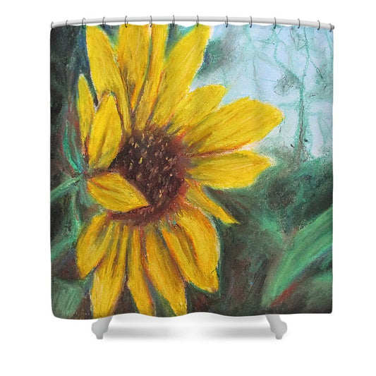 Sunflower View - Shower Curtain